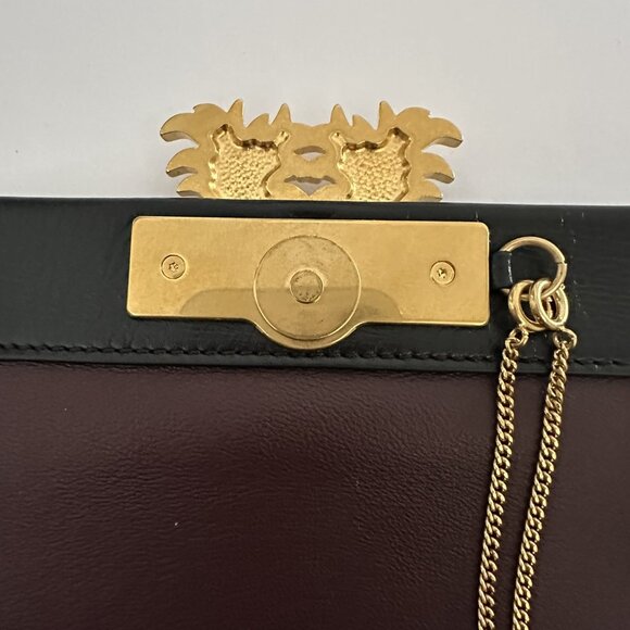 NWT RARE VALENTINO GARAVANI Maison Gryphons leather shoulder bag (Authentic) - Picture 12 of 15